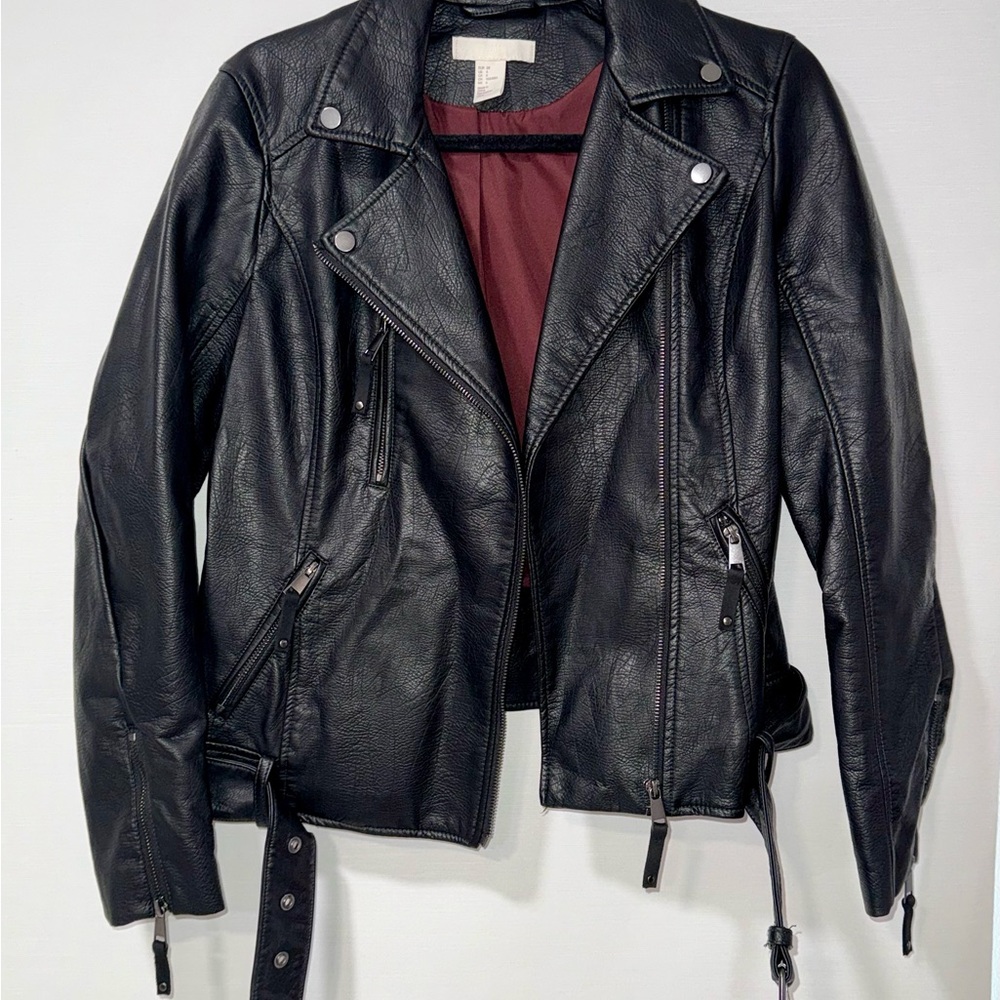 Women's Black Leather Jacket
